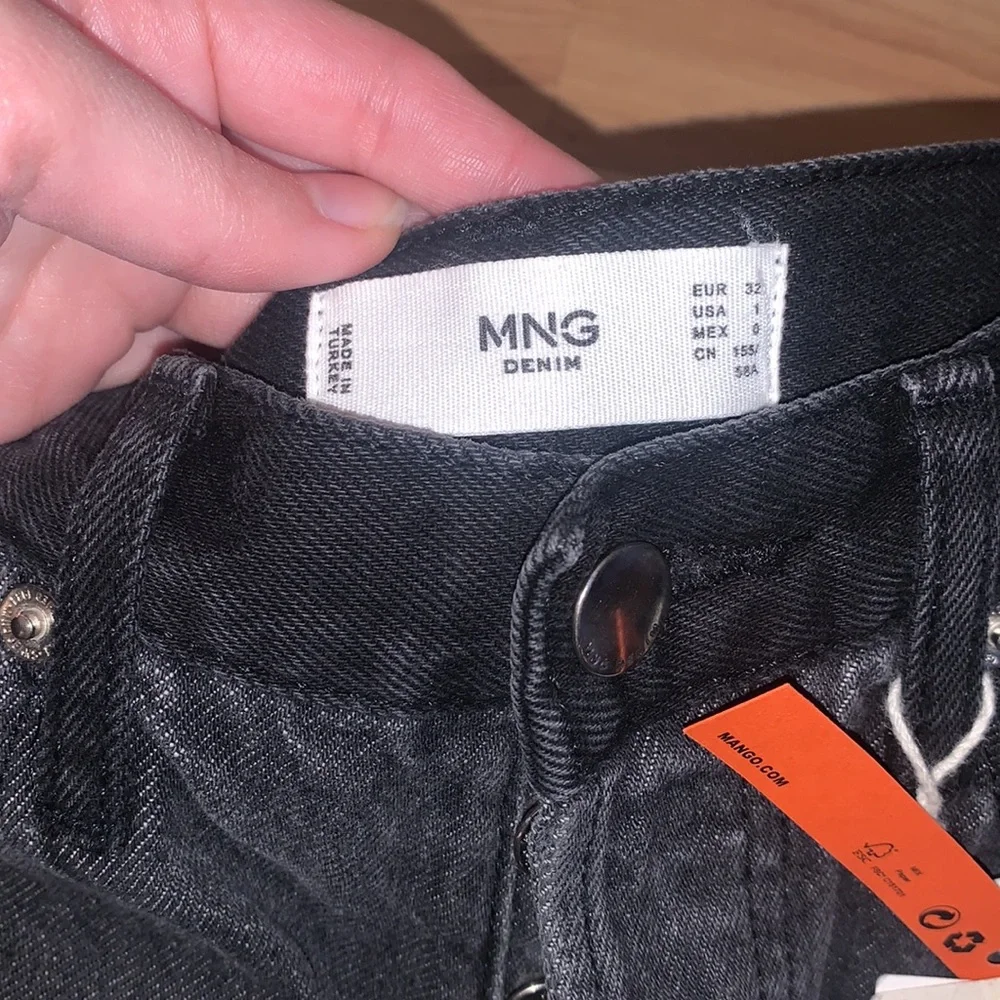Mango Spliced Jeans Size 1 - Picture 3 of 5